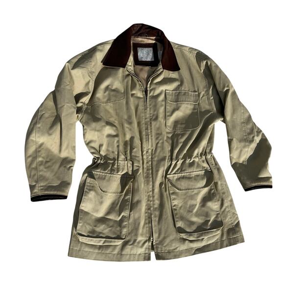 Vintage COACH C5J-0957 Barn Trench Coat Jacket, Handmade in USA Mens size M READ - Picture 14 of 14